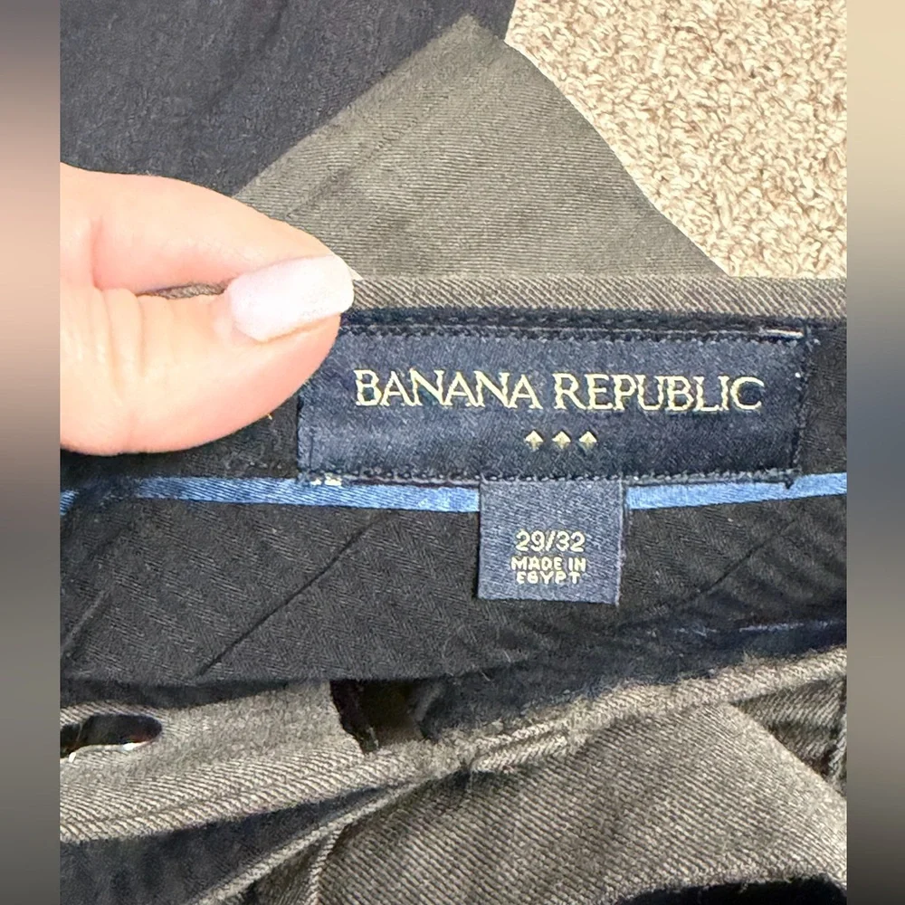 Bundle of 6 pairs of Banana Republic Men's Dress Pants - Blue, Gray, and Tan - Picture 11 of 13